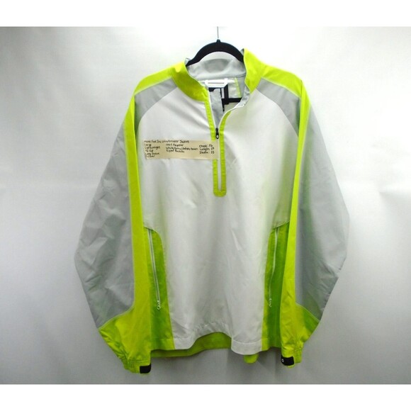 FootJoy Other - Footjoy FJ Mens Windbreaker Golf Running Jacket Men Size L 1/2 Zip Adjust Cuffs